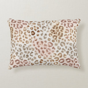 Cojín Decorativo Rubor Chic Marfil Leopardo