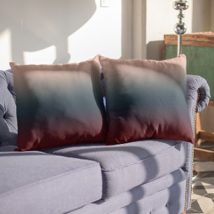 Cojín Decorativo Rubor Ombre de la Marina de Borgoña