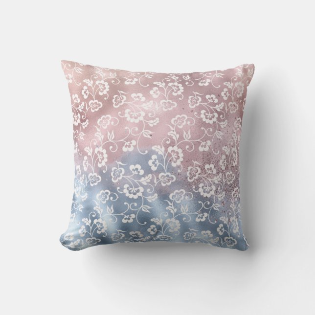 Cojín Decorativo Rubor y Blue Shimmer (Anverso)