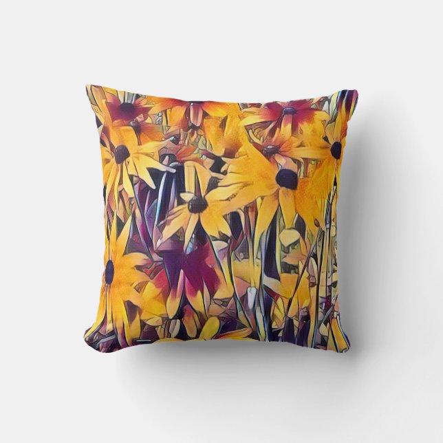 COJÍN DECORATIVO RUDBECKIAS (Anverso)