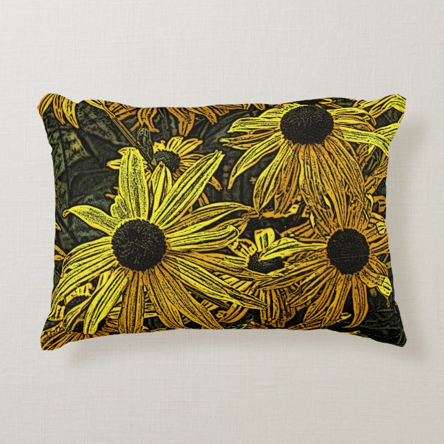 COJÍN DECORATIVO RUDBECKIAS (Anverso)