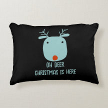 Rudolph gracioso a los Navidades de renos de nariz