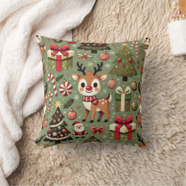Cojín Decorativo Rudolph y Navidades