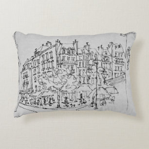 Cojín Decorativo Rue de Conde Jardín de Luxemburgo, París