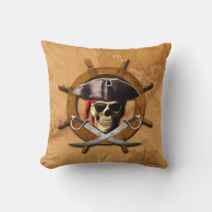 Cojín Decorativo Rueda Jolly Roger Pirate