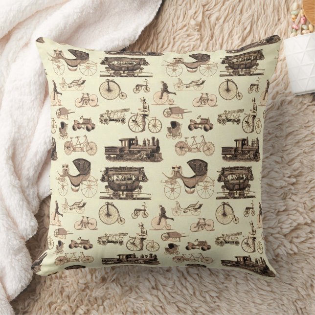Cojín Decorativo Ruedas de época (Manta)