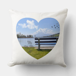 Cojín Decorativo Ruheplatz am See – Zierkissen mit Naturmotiv