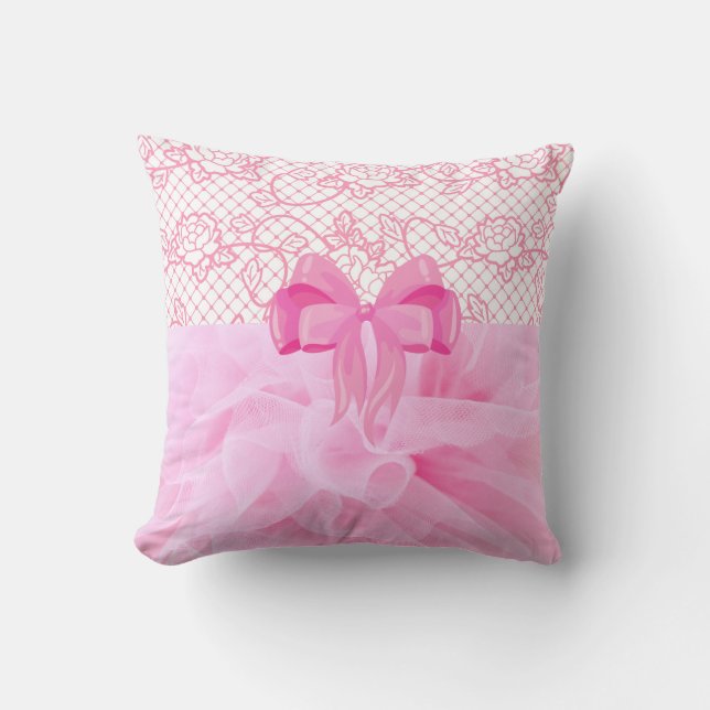 Cojín Decorativo Ruptura rosa (Anverso)