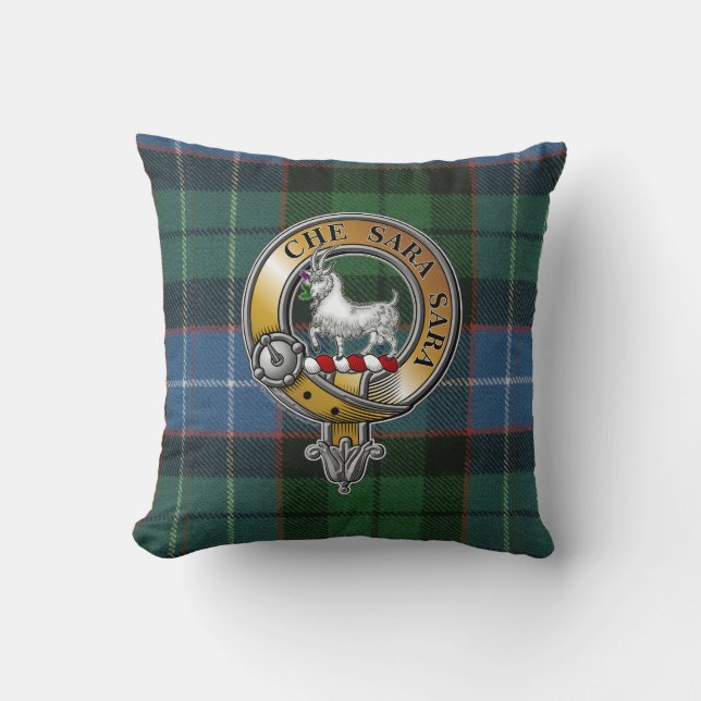 Cojín Decorativo Russell Tartan & Badge (Anverso)