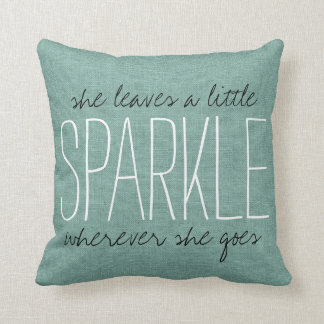Cojín Decorativo Rustic Aqua Sparkle