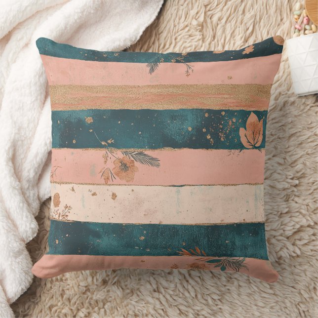 Cojín Decorativo Rustic Celestial Stripe Moon Sun Earthy (6) (Manta)