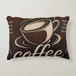 Cojín Decorativo Rustic Coffee Bar Decor Gift