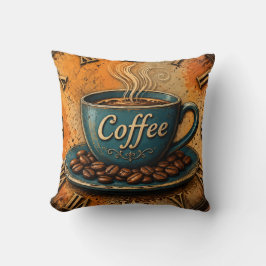 Cojín Decorativo Rustic Coffee Vintage Farmhouse Kitchen Decor