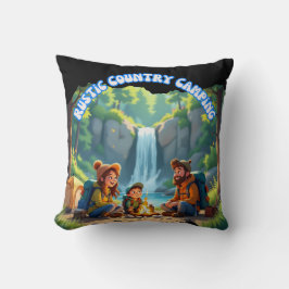Cojín Decorativo  Rustic Country Camping Trip