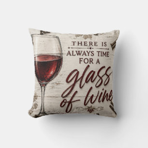 Cojín Decorativo Rustic Farmhouse Wine Lover Gift