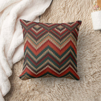 Cojín Decorativo Rustic Southwestern Zigzag Throw Pillow