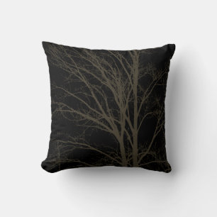 Cojín Decorativo Rústicas ramas de árbol marrón