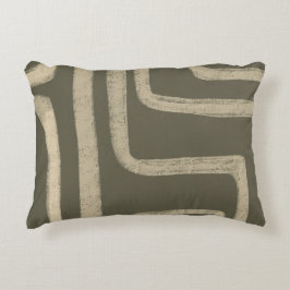 Cojín decorativo Rústico Beige Sage Verde