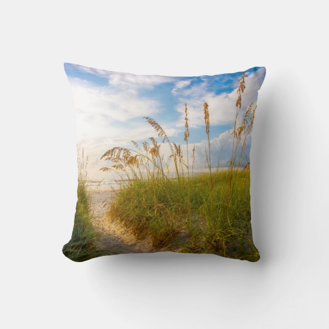 Cojín Decorativo Ruta a la playa (Anverso)