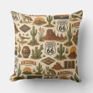 Cojín Decorativo Ruta Arizona 66 Sofá Siesta