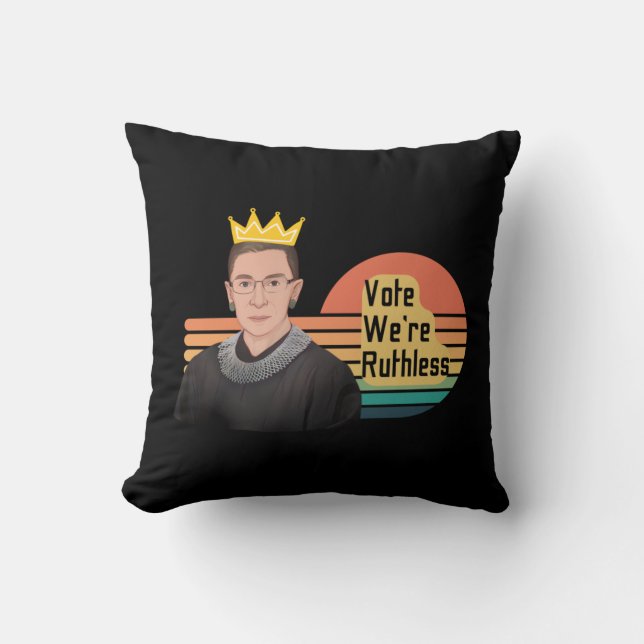 Cojín Decorativo Ruth Bader Ginsberg RBG (Anverso)
