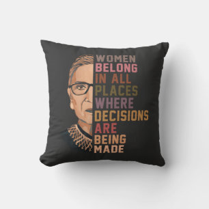 Cojín Decorativo Ruth Bader Ginsburg RBG