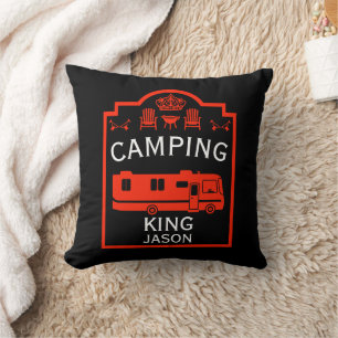 Cojín Decorativo RV Camping King USA