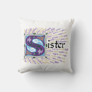 Cojín Decorativo S es para Sister Pillow