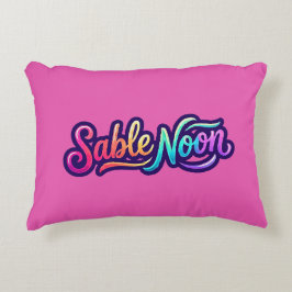 Cojín Decorativo Sable Noon - Logotipo Básico