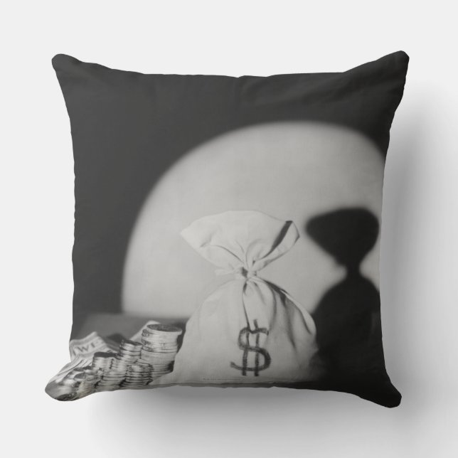 Cojín Decorativo Saco de dinero (Anverso)