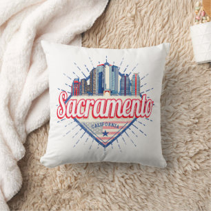Cojín Decorativo Sacramento California Estados Unidos