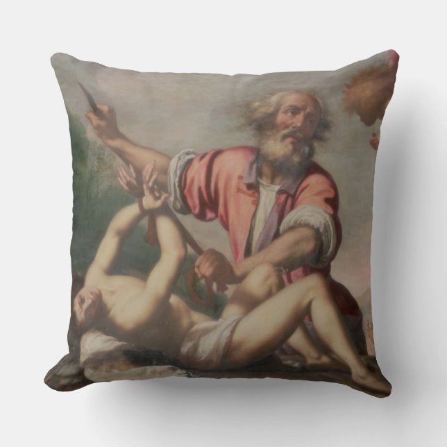 Cojín Decorativo Sacrificio de Isaac (Anverso)