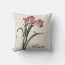 Cojín Decorativo "Sad Flower Pillow – Moody Floral Home Decor"