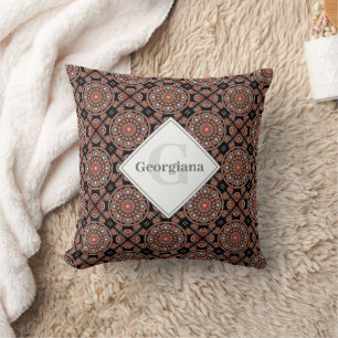 Cojín Decorativo Safari personalizado Sunset Bohemias Mandala Tiles