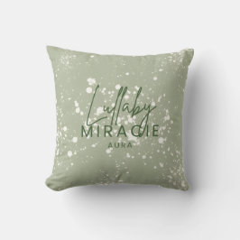 Cojín decorativo Sage Green "Lullaby Miracle Aura"