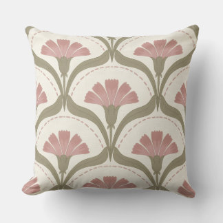 Cojín Decorativo Sage & Rose Floral Throw Pillow