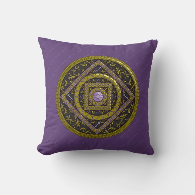 Cojín Decorativo Sagittarius Mandala Pillow (Anverso)