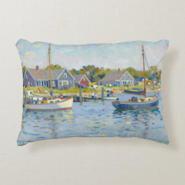 Cojín Decorativo Sailboats Impressionism New England