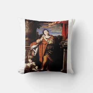 Cojín Decorativo Saint Agnes por Domenico Zampieri