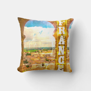 Cojín Decorativo Saint-Émilion Francia Arquitectura Gironda frances