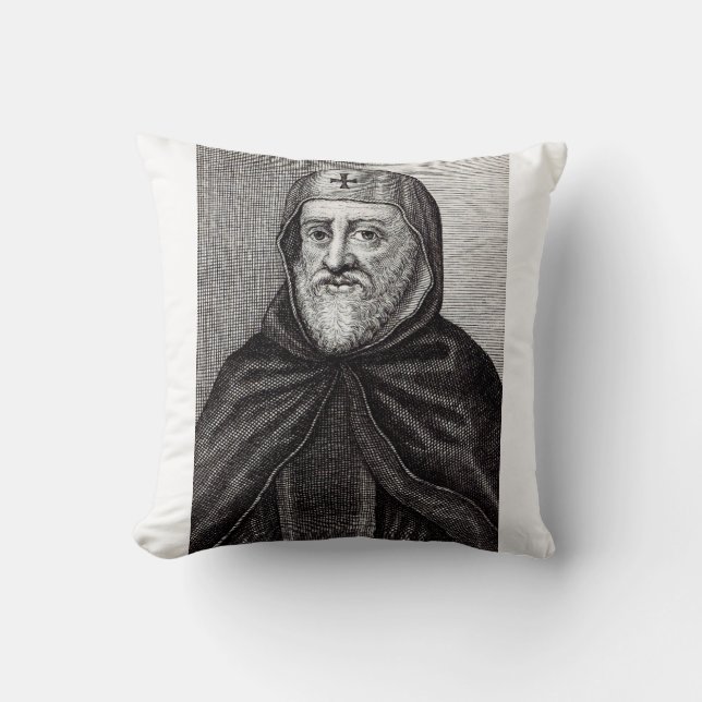 Cojín Decorativo Saint Éphrem, el teólogo cristiano sirio (Anverso)