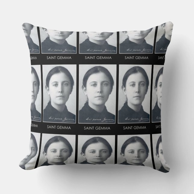 Cojín Decorativo saint gemma galgani (Anverso)