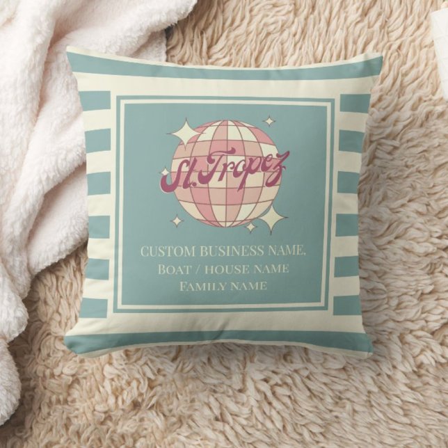 Cojín Decorativo Saint Tropez Elegante Decoración Costera (Subido por el creador)