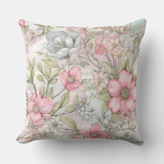 Cojín Decorativo Sakura Rubor Serenade Botanade (Anverso)