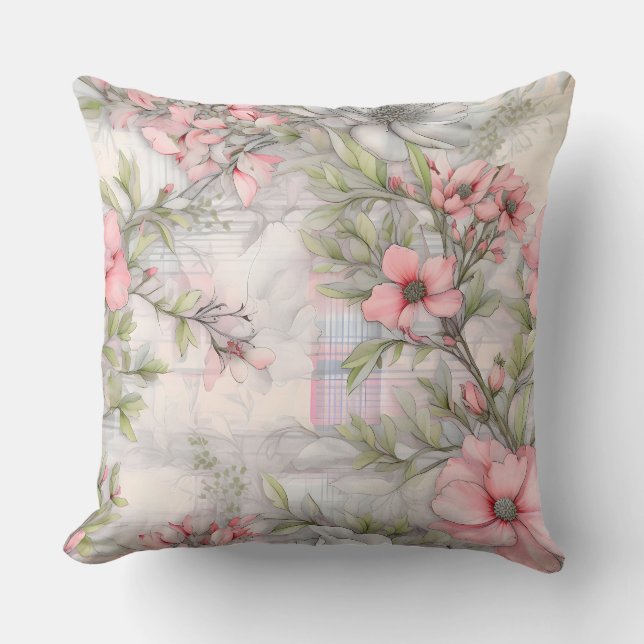 Cojín Decorativo Sakura Rubor Serenade Botanade (Anverso)