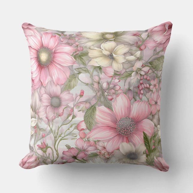 Cojín Decorativo Sakura Rubor Serenade Botanade (Anverso)