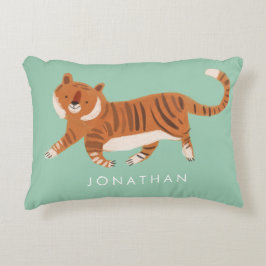 Cojín Decorativo Sala de bebé de niñera de pequeños tigres