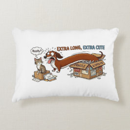 Cojín Decorativo Salchicha Extra Larga Extra Adorable