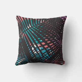 Cojín Decorativo Sale Palm Dapraia Fondo Azul Y Rosa