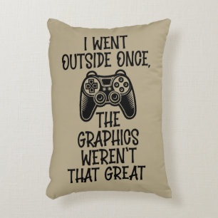 Cojín Decorativo Salí Afuera - Gamer Divertido